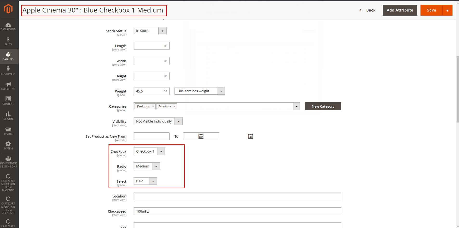 create product variants