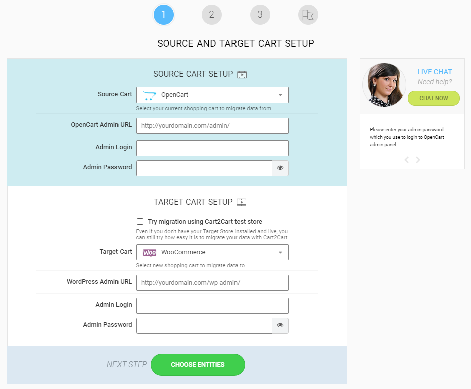 opencart to woocommece