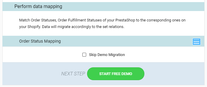 PrestaShop to Shopify
