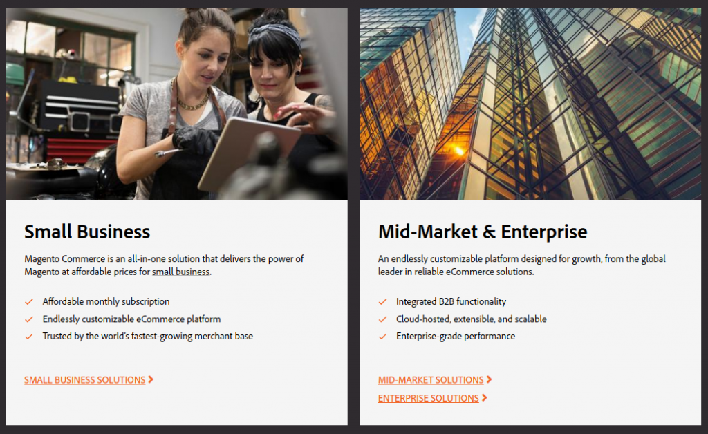 magento solutions