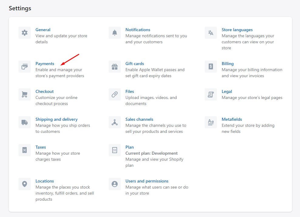 Shopify Payments