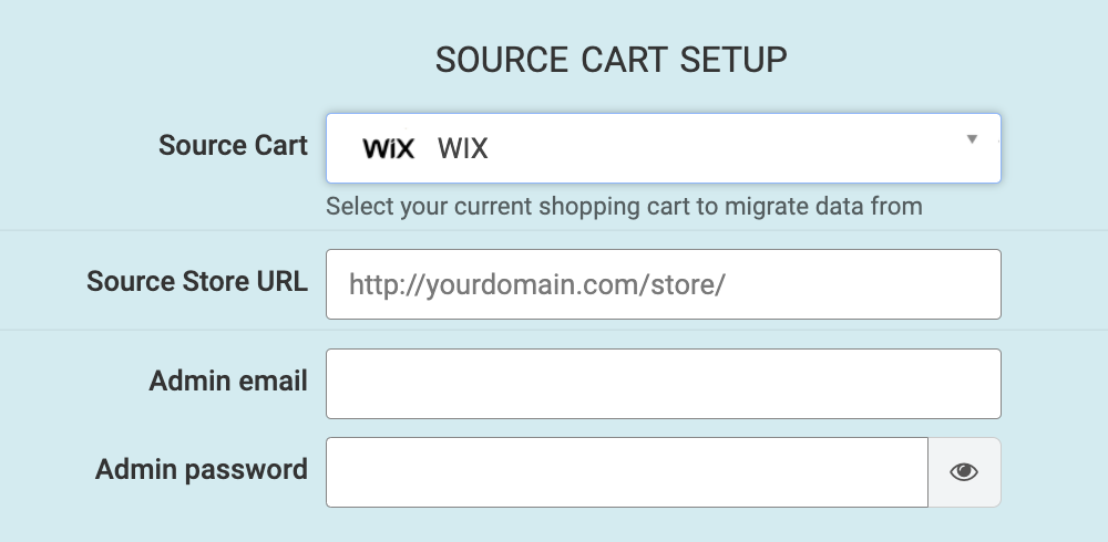 Migrate From Wix to Shopify