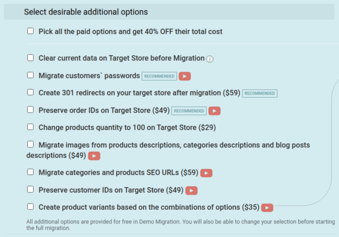 Shopify to Wix migration