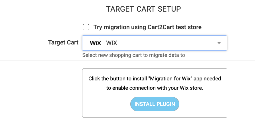 Shopify to Wix migration
