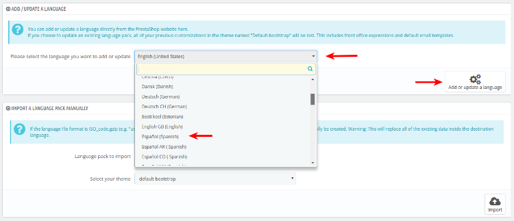 Does Cart2Cart migrate languages?