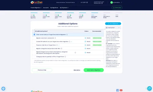 Additional Migration Options