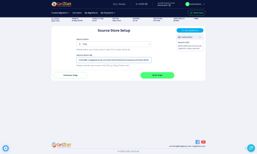 Source Store Setup