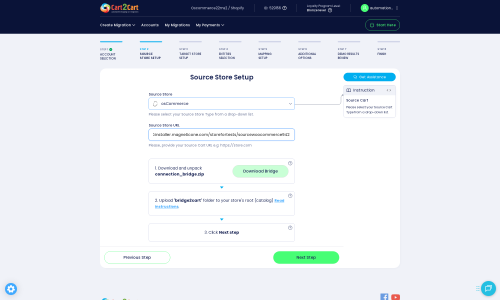 Click to enlarge the image Source Store Setup