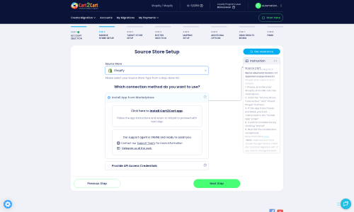 Source Store Setup