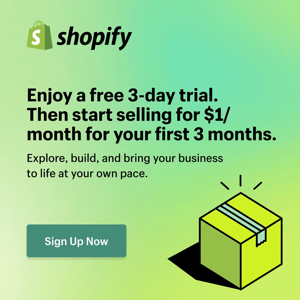 Shopify free trial