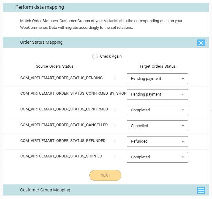 migrate virtuemart to woocommerce