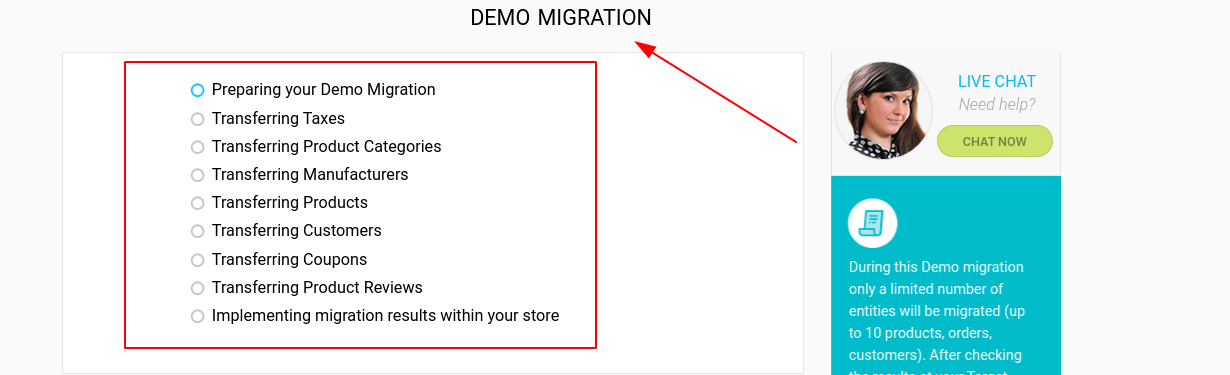 PrestaShop Migration