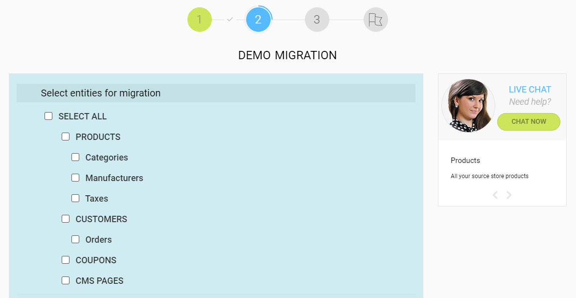 migrate shopify to magento