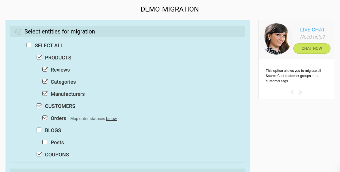 bigcommerce to shopify migration