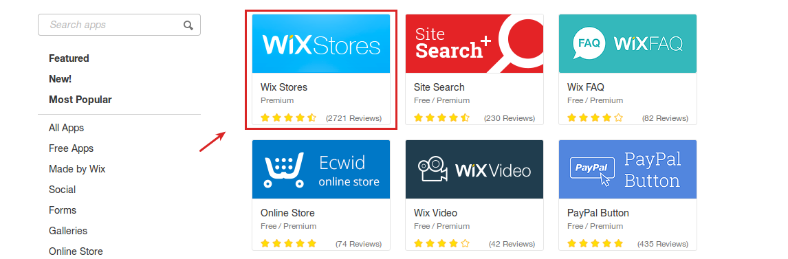 wix store examples