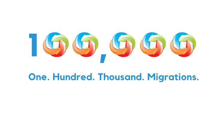 100000 migrations
