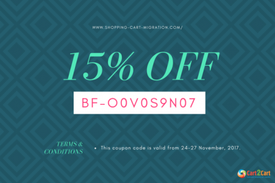 Black Friday & Cyber Monday Smart Deals - GET 15% OFF! | Cart2Cart | #1 Shopping Cart Migration ...