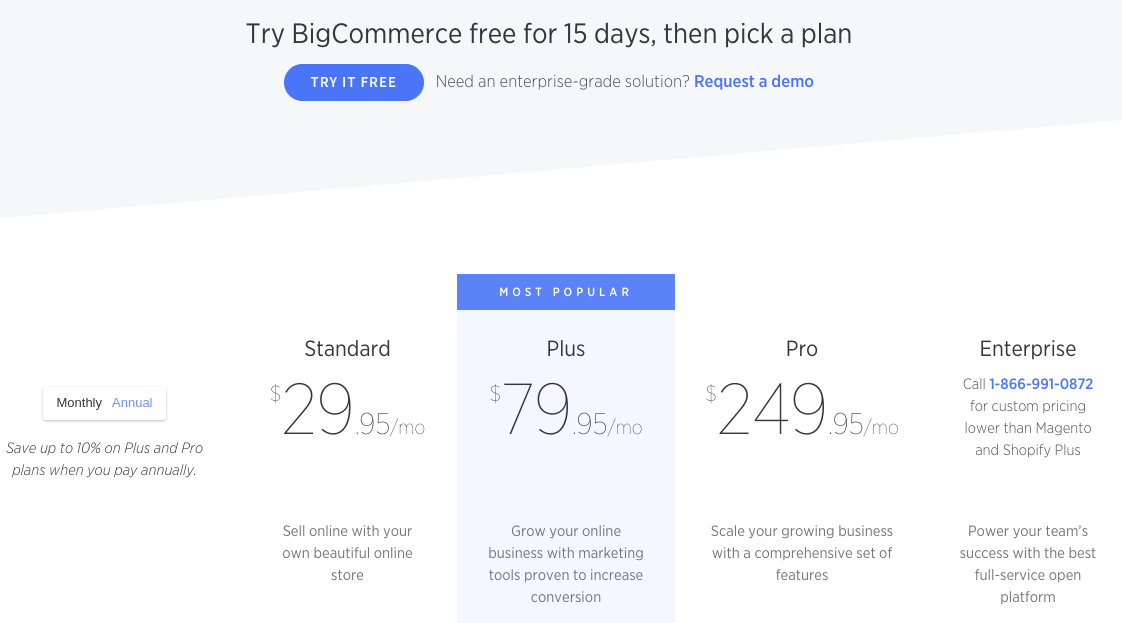 BigСommerce vs Shopify