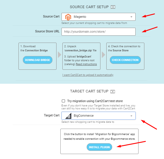 magento to bigcommerce