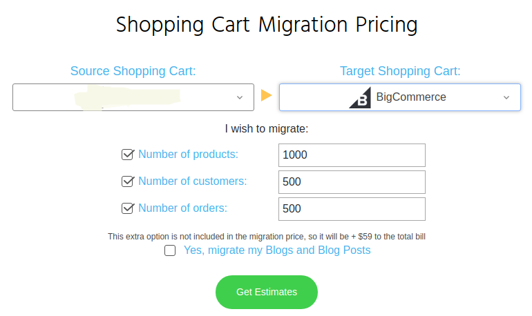 BigCommerce migration