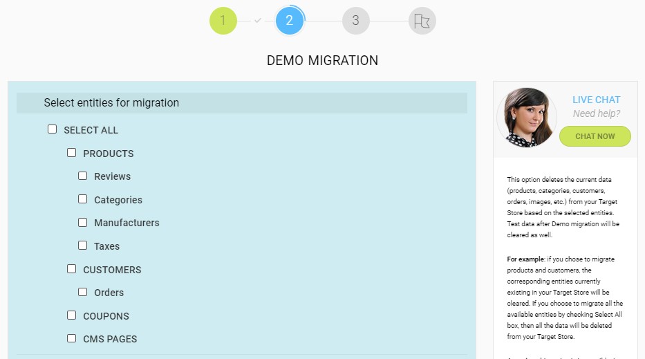 Magento migration tools