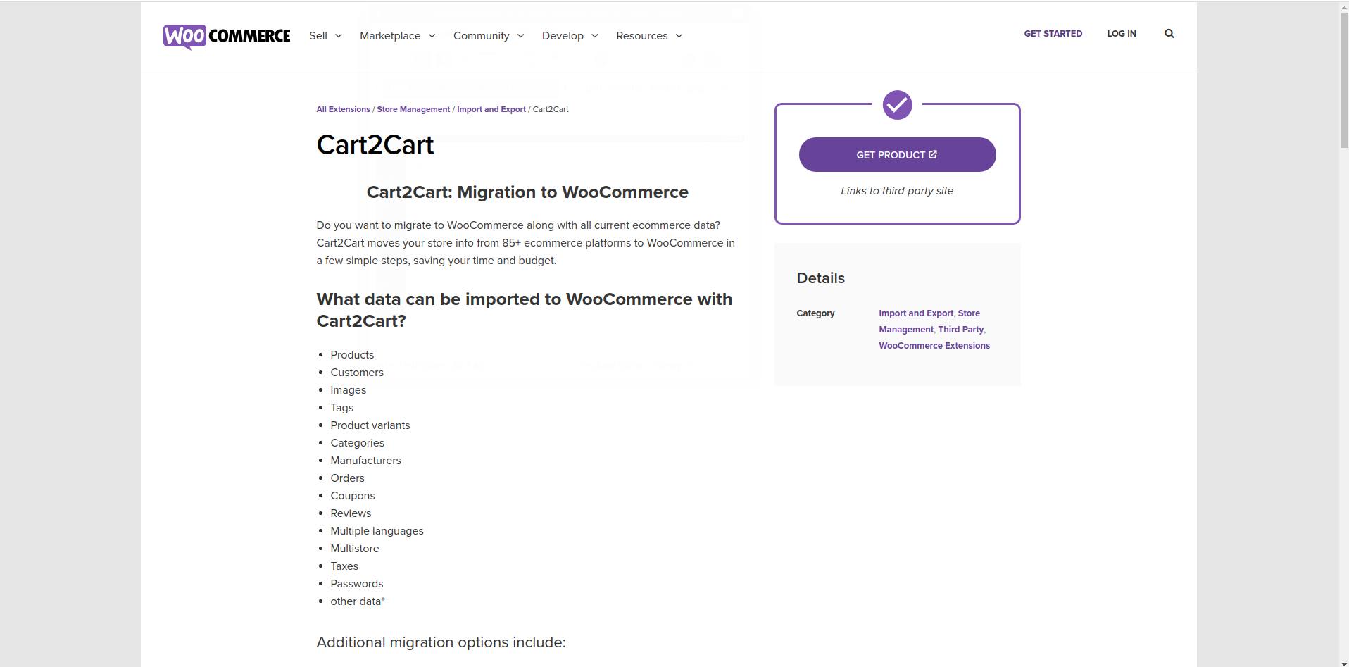 Cart2Cart Migration Is Now A Built-In Option In The WooCommerce Dashboard