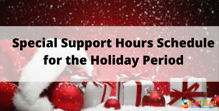 special holiday support hours schedule