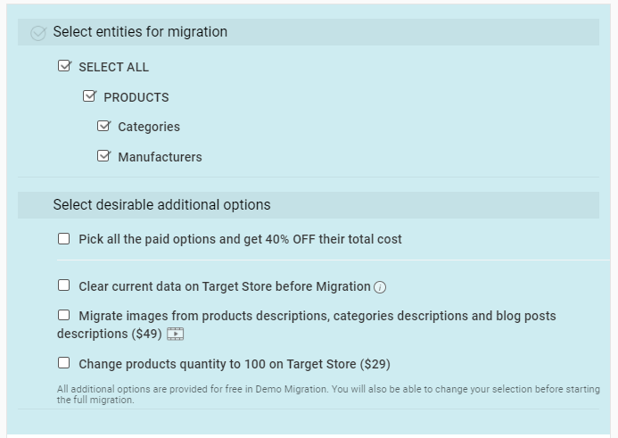 export opencart products