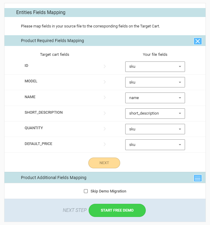 export opencart products