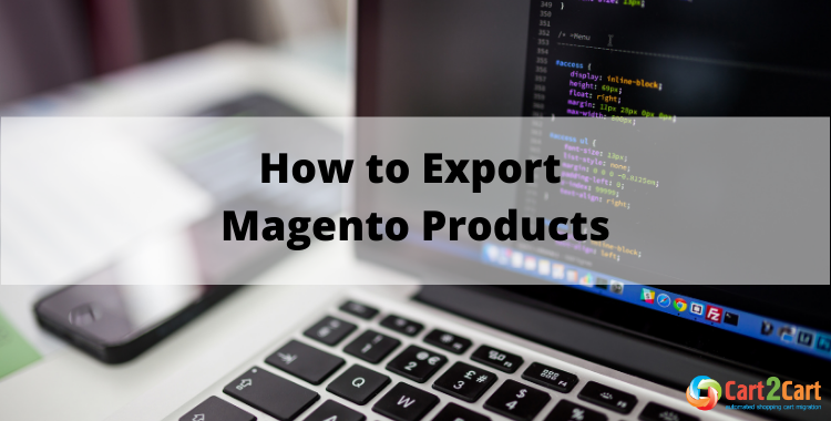 magento export products