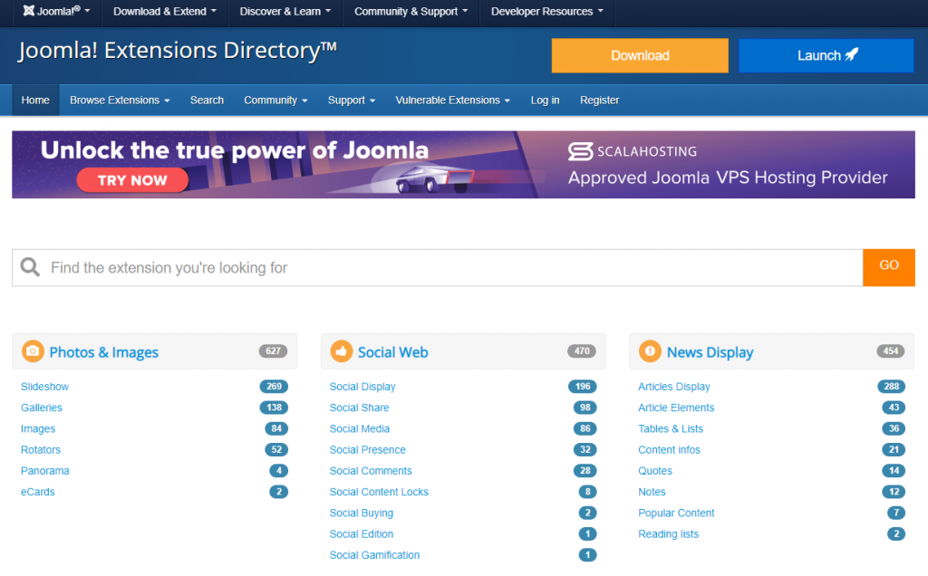 magento vs joomla