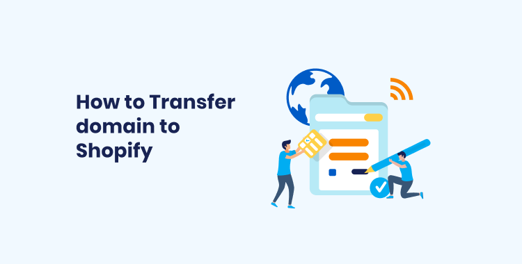 transfer domain to shopify
