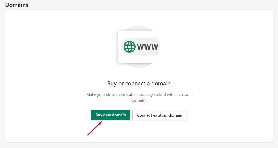 How to add or change a Shopify domain