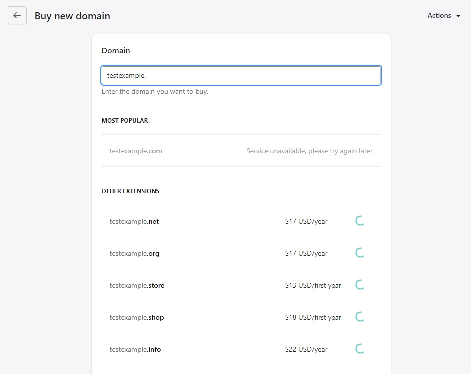 How to add or change a Shopify domain