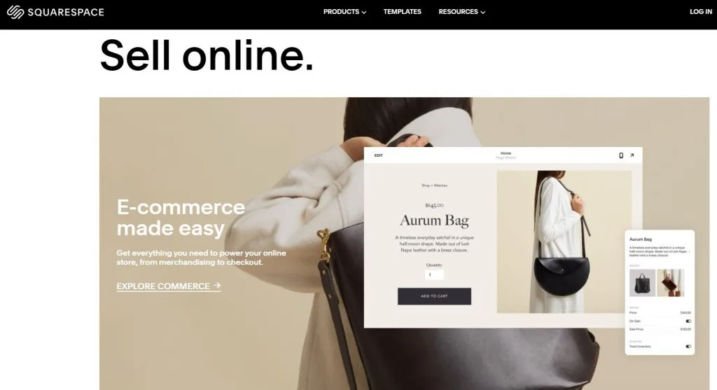 Squarespace ease of use