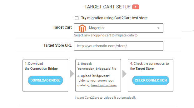 magento target