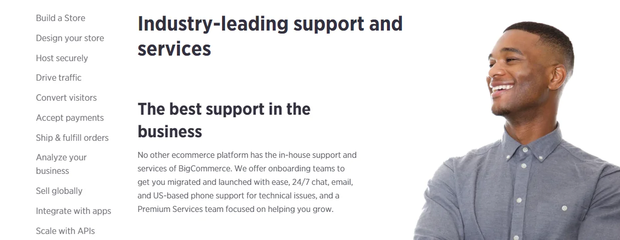 Technical Support bigcommerce