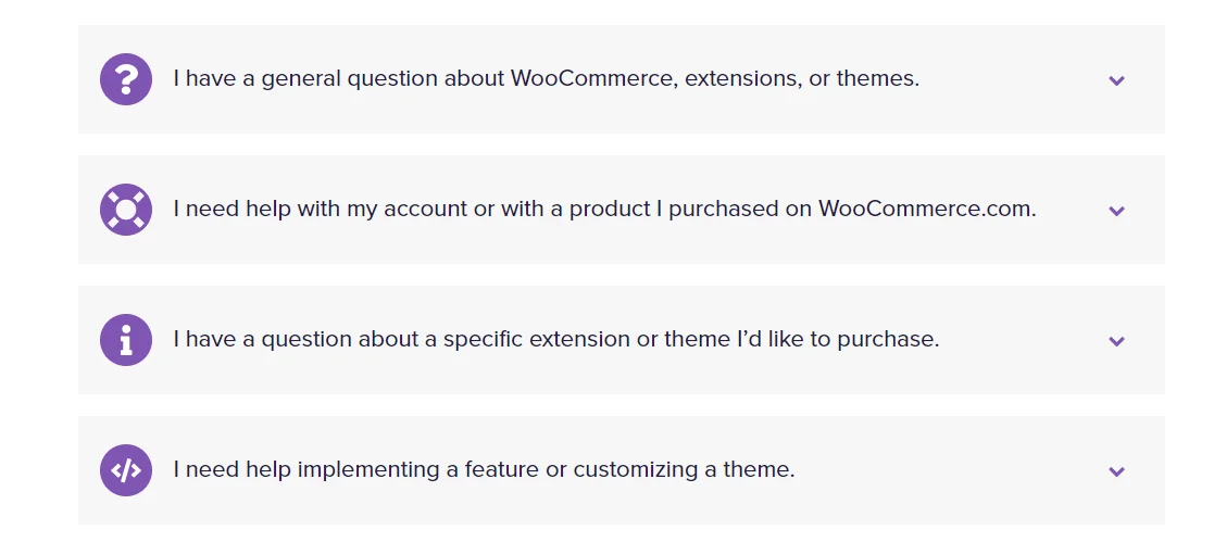 Technical Support woocommerce
