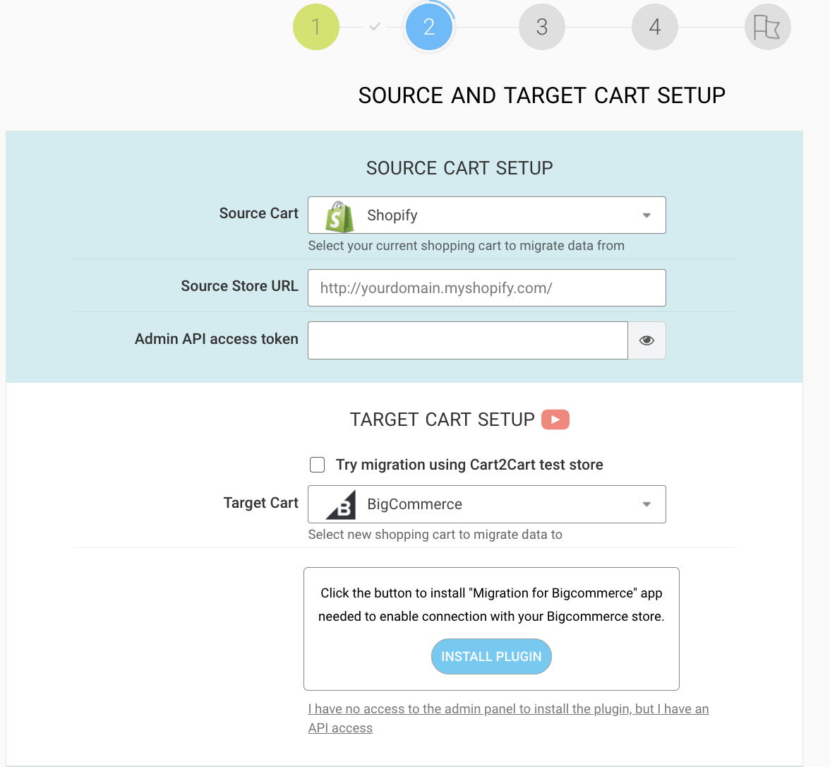 source and target