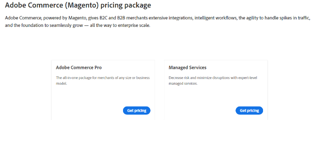 Pricing magento