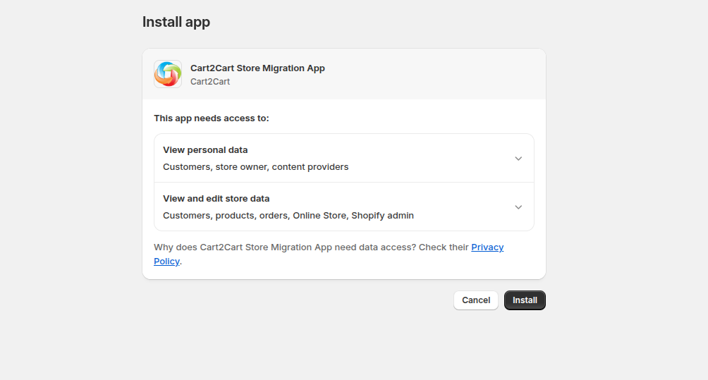 install app