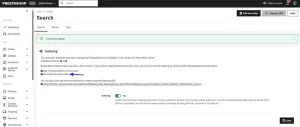 Clear Cache Button in PrestaShop Admin Panel