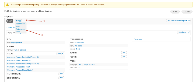 How to export files from Drupal Commerce?