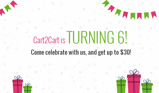 Six Years of Cart2Cart - Six Gifts for you to Choose from! Avalanche of Christmas Gifts from Cart2Cart