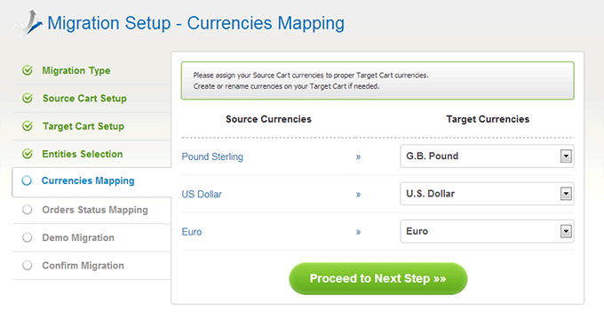 Currencies Mapping How to Migrate from OpenCart to osCommerce