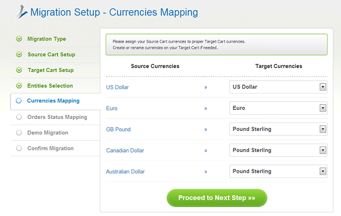 Currencies Mapping How to Migrate from Zen Cart to OpenCart
