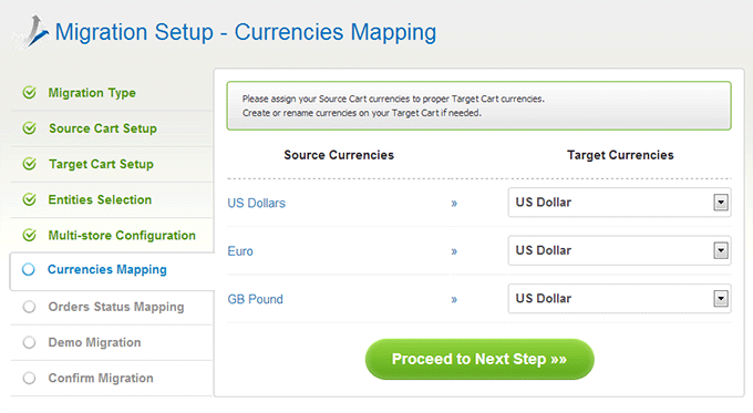Map Currencies How to Migrate from CS-Cart to Magento