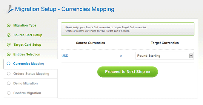 Map Currencies How to Migrate from WooCommerce to OpenCart