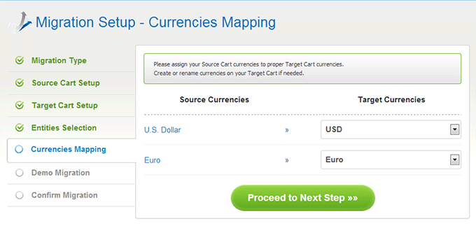 Currencies Mapping How to Migrate from osCommerce to Shopify