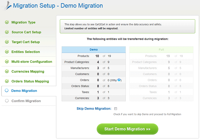 Start Demo Migration How to Migrate from TomatoCart to Magento